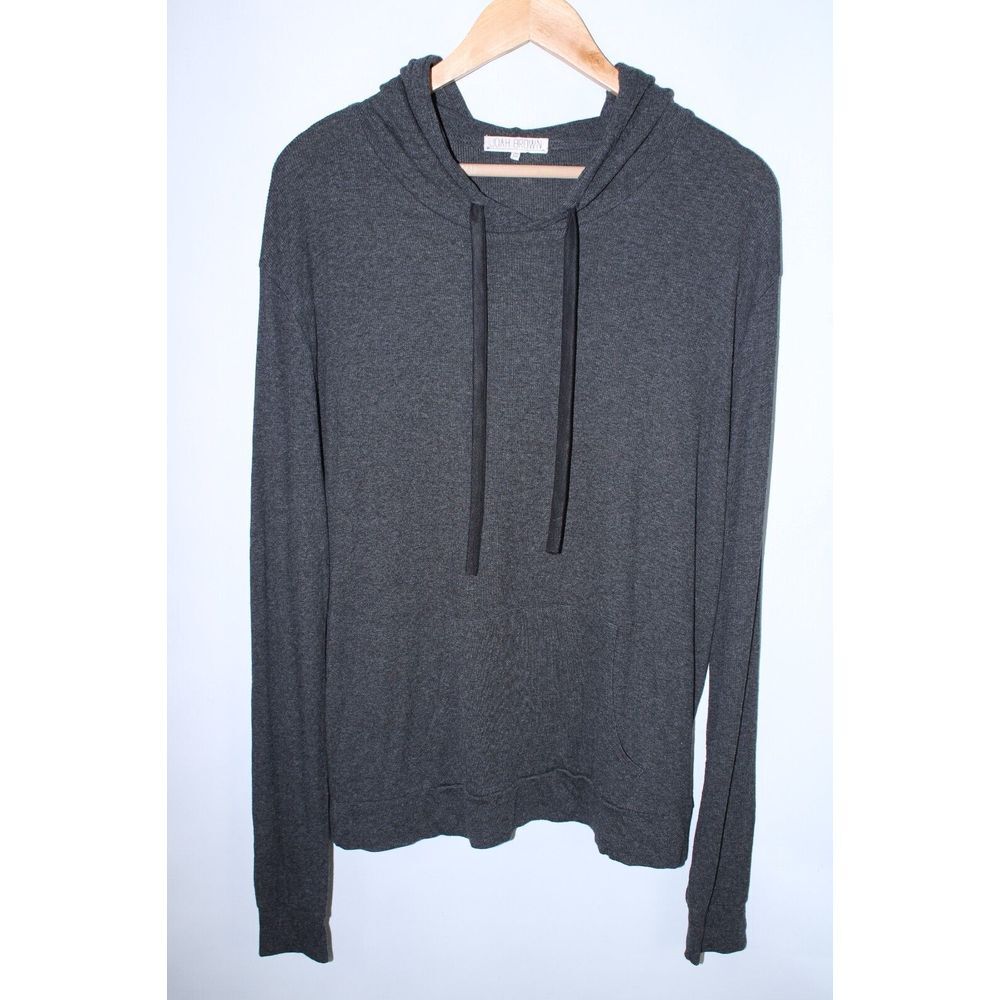Joah Brown Women's One Size Gray Stretchy‎ Hoodie